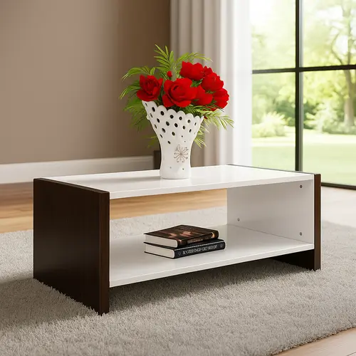 PCT-04 Center Table – Wenge + White UV Finish