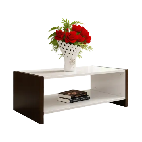 PCT-04 Center Table – Wenge + White UV Finish