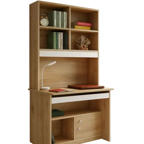 ST-06 Study Table – CW White Finish