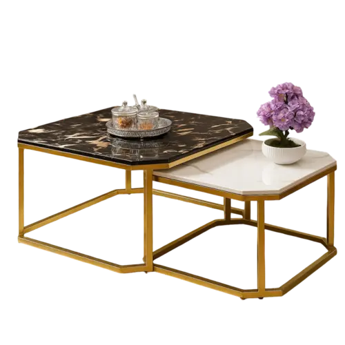 NESTING 2 IN 1 – SQUARE (31 & 24) – Set of 2 Center Tables